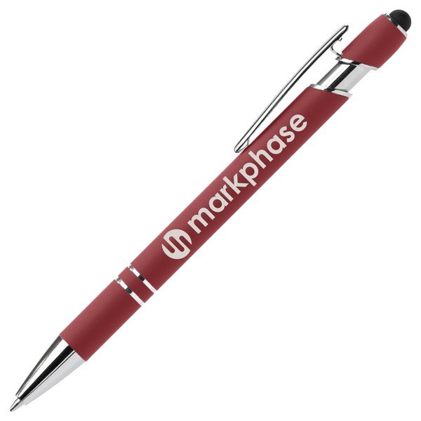 Ellipse Softy Recycled Aluminum Pen w/ Stylus + Anti-Fraud Ink, Laser