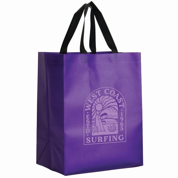 On the Go Foil Lined Non-Woven Grocery Tote