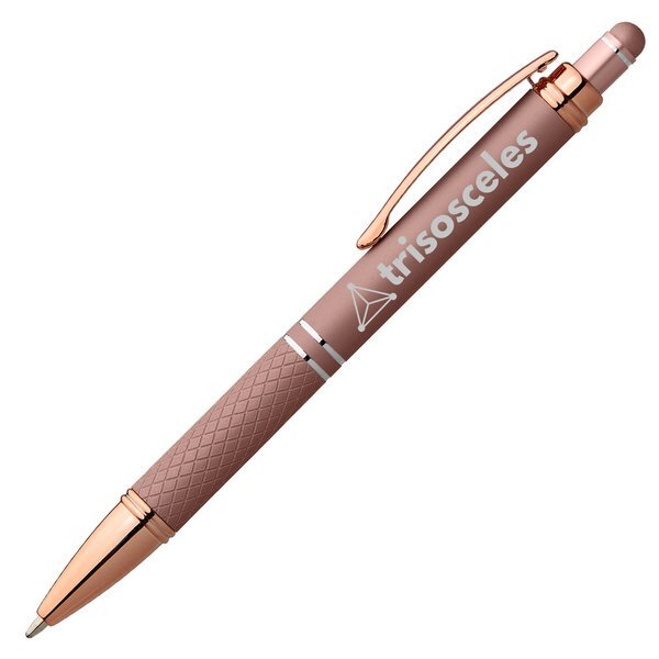 Phoenix Softy Rose Gold Gel Pen w/Stylus, Laser