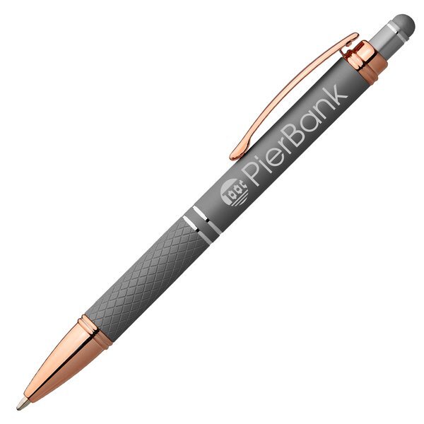 Phoenix Softy Rose Gold Gel Pen w/Stylus, Laser