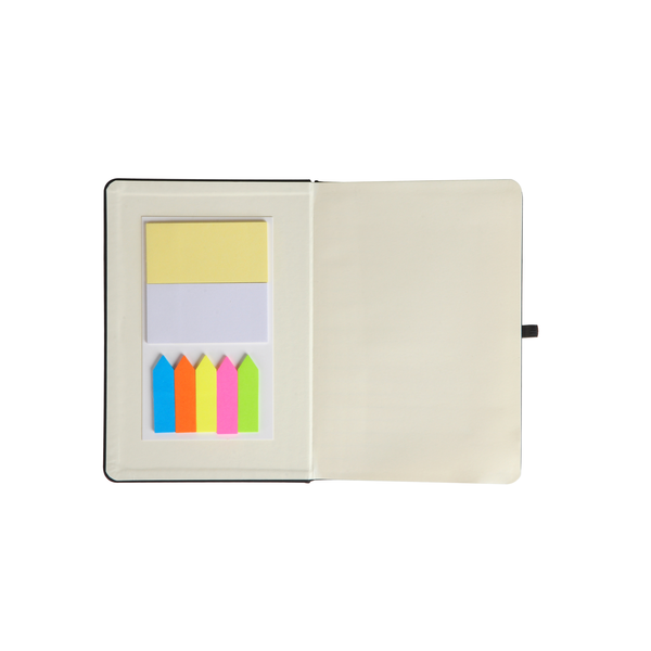 Notebook w/ Sticky Pads & Flags, 5" x 7"