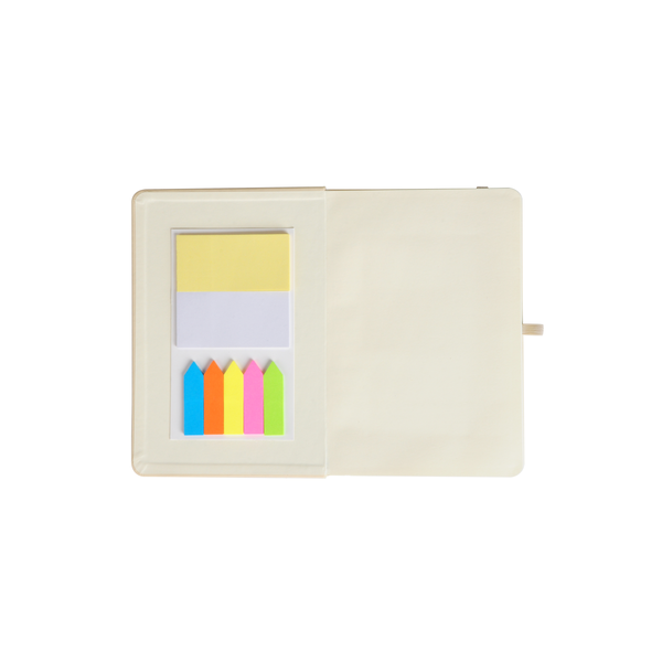 Notebook w/ Sticky Pads & Flags, 5" x 7"
