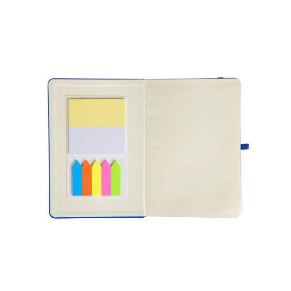 Notebook w/ Sticky Pads & Flags, 5" x 7"