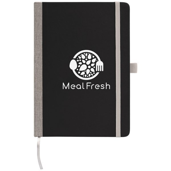 Steinbeck Recycled Two Tone Hard Cover Notebook