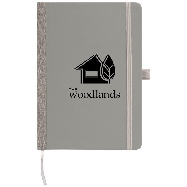 Steinbeck Recycled Two Tone Hard Cover Notebook