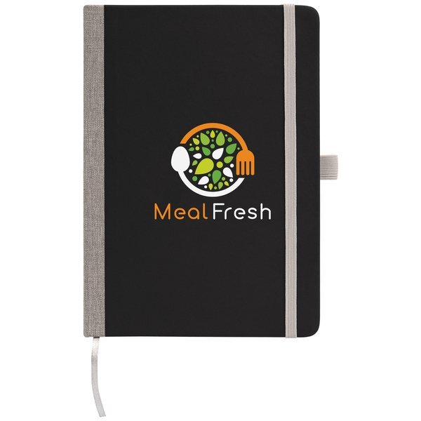 Steinbeck Recycled Two Tone Hard Cover Notebook, Full Color