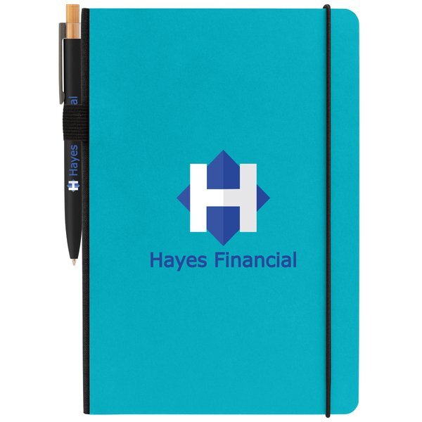 Recycled Kraft Paper Cover Journal & Pen Set, 5.9" x 8.3"