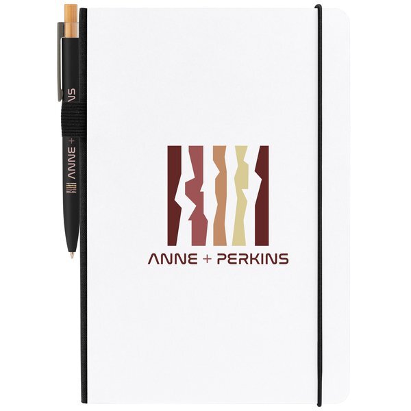 Recycled Kraft Paper Cover Journal & Pen Set, 5.9" x 8.3"