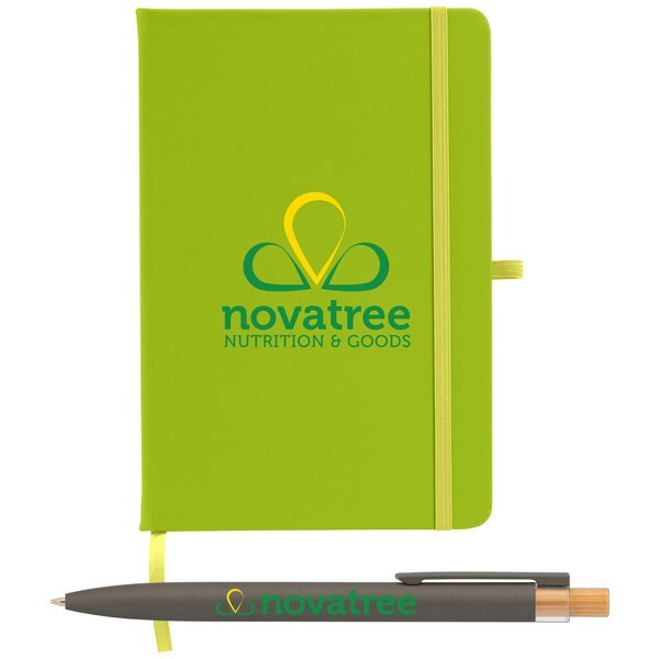 Wilde Recycled Hard Cover Journal & Pen Set, 5.5" x 8.3"