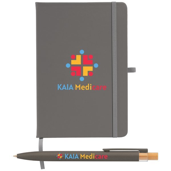 Wilde Recycled Hard Cover Journal & Pen Set, 5.5" x 8.3"