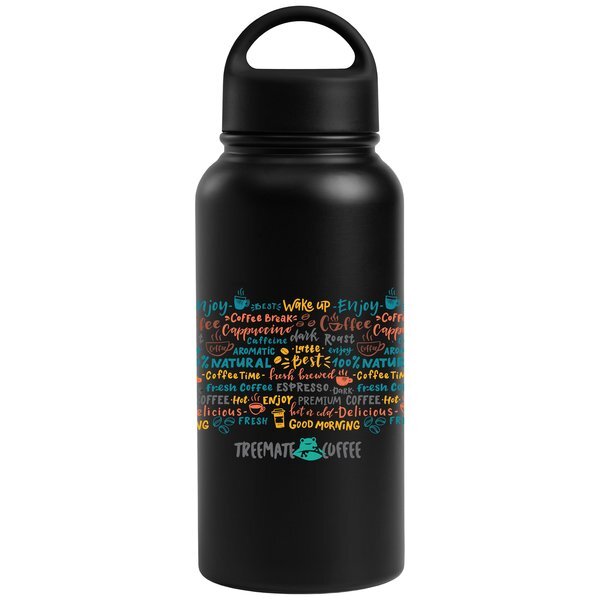 Mariner Double Wall Recycled Stainless Steel Bottle, Full Color, 31oz.