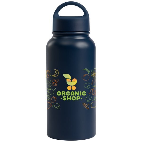 Mariner Double Wall Recycled Stainless Steel Bottle, Full Color, 31oz.