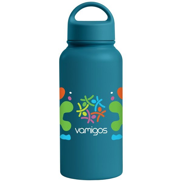 Mariner Double Wall Recycled Stainless Steel Bottle, Full Color, 31oz.