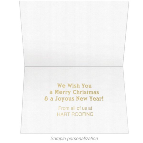 Happy New Year Holiday Greeting Card