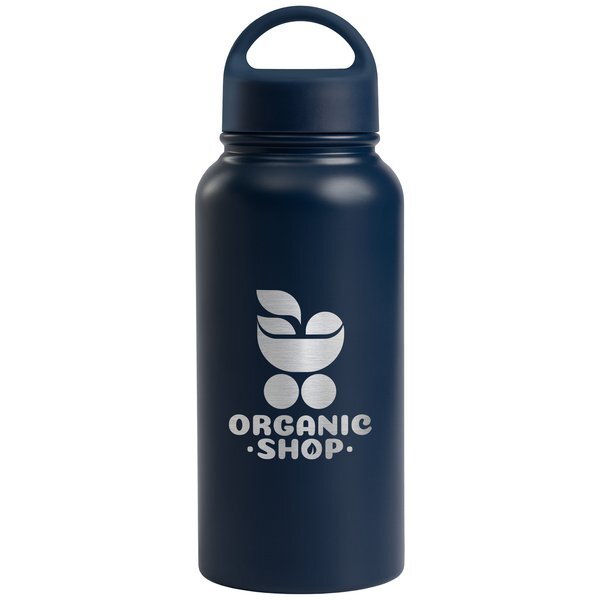 Mariner Double Wall Recycled Stainless Steel Bottle, Laser Engraved, 31oz.