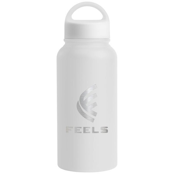 Mariner Double Wall Recycled Stainless Steel Bottle, Laser Engraved, 31oz.