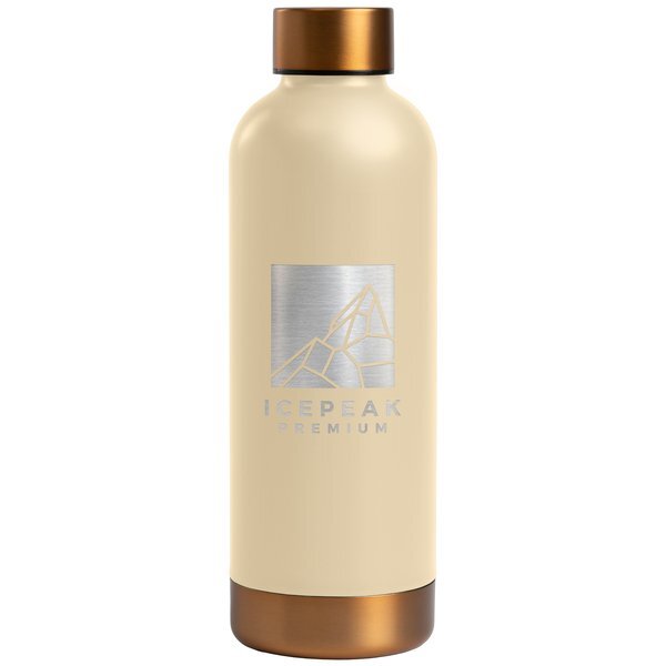 Astrid Double Wall Stainless Steel Bottle, Laser Engraved, 18oz.
