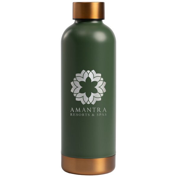 Astrid Double Wall Stainless Steel Bottle, Laser Engraved, 18oz.