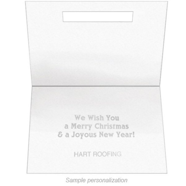 Season's Greetings Red Berry Branches Holiday Greeting Card