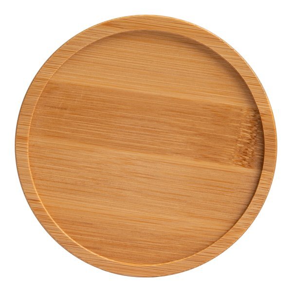 Café Virtuoso Ceramic Mug with Bamboo Lid, 12oz.