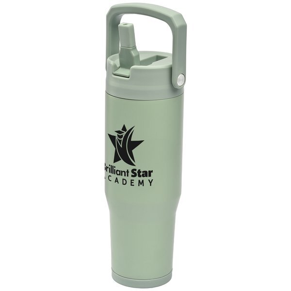 Polar Duo Double-Wall Recycled Stainless Steel Tumbler with Storage Base, 32oz.