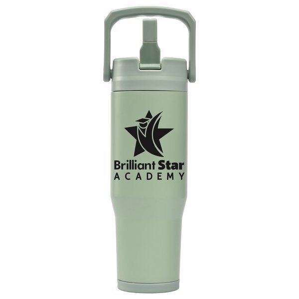 Polar Duo Double-Wall Recycled Stainless Steel Tumbler with Storage Base, 32oz.