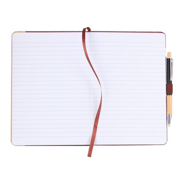 Kia FSC® Recycled Bamboo Journal, 5-1/2" x 8-1/2"