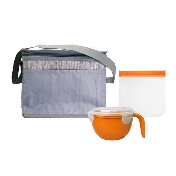 Gray Graph Noodle & Sandwich Set