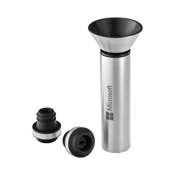 Rabbit® Vacuum Wine Saver & Preserver w/ Two Stoppers