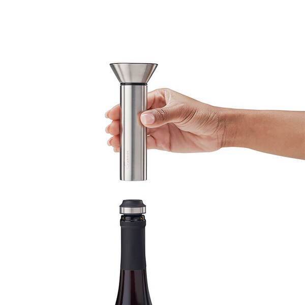 Rabbit® Vacuum Wine Saver & Preserver w/ Two Stoppers