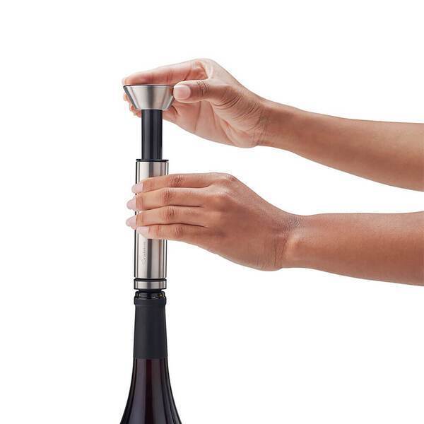 Rabbit® Vacuum Wine Saver & Preserver w/ Two Stoppers