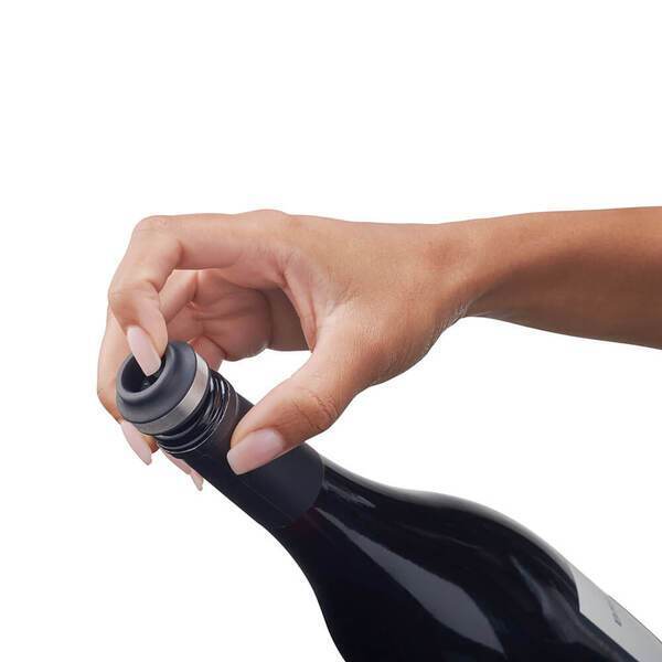 Rabbit® Vacuum Wine Saver & Preserver w/ Two Stoppers