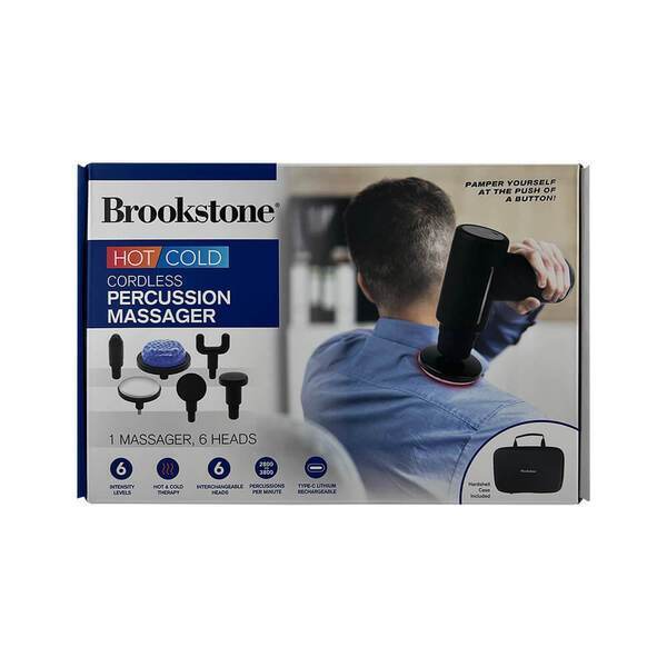 Brookstone® Wireless Deep Tissue Percussion Massager