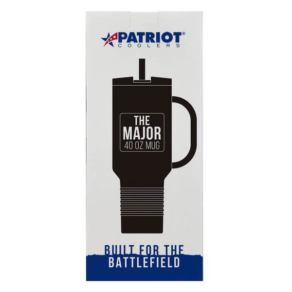 Patriot® Major Double Wall Insulated Tumbler w/ Straw, 40oz.