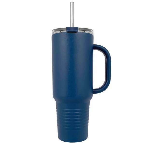 Patriot® Major Double Wall Insulated Tumbler w/ Straw, 40oz.