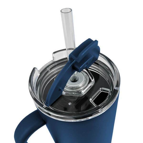 Patriot® Major Double Wall Insulated Tumbler w/ Straw, 40oz.