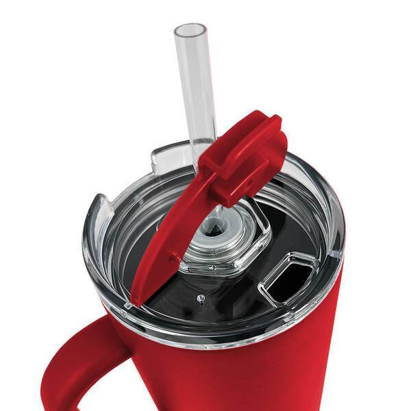 Patriot® Major Double Wall Insulated Tumbler w/ Straw, 40oz.