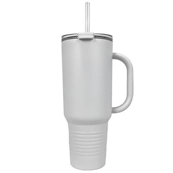 Patriot® Major Double Wall Insulated Tumbler w/ Straw, 40oz.