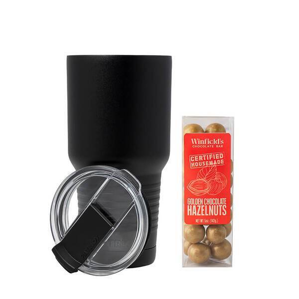 Patriot® Stainless Steel Tumbler & Golden Chocolate Gift Set