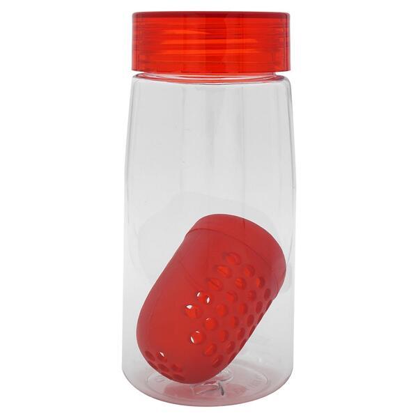 Clear View Recycled Bottle w/ Floating Infuser, 18oz.