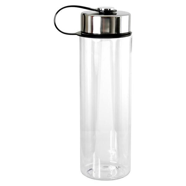 Metal Lanyard Lid Recycled Bottle, 24oz.