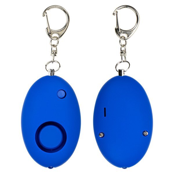 Soft-Touch LED Light and Alarm Key Chain