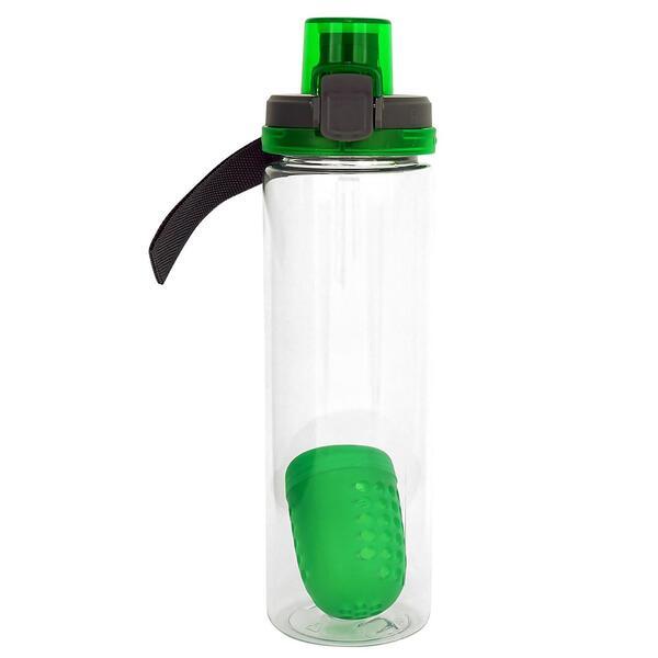 Locking Lid Recycled Bottle w/ Floating Infuser, 24oz.