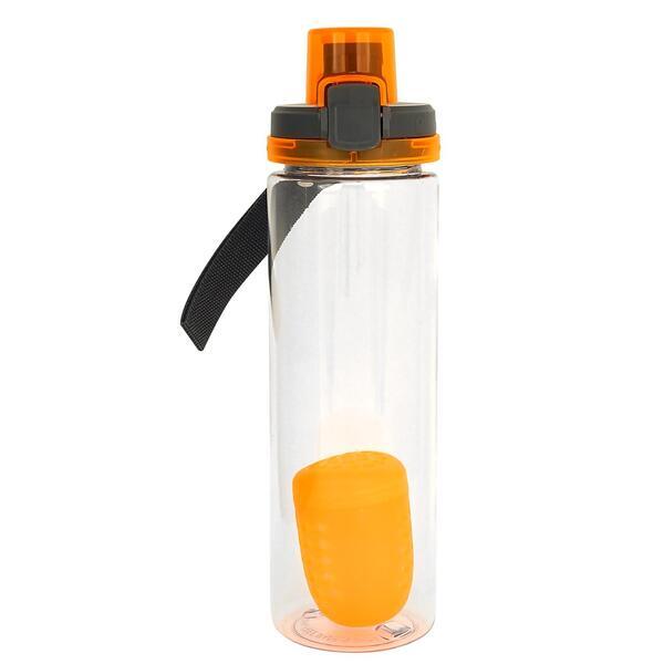 Locking Lid Recycled Bottle w/ Floating Infuser, 24oz.