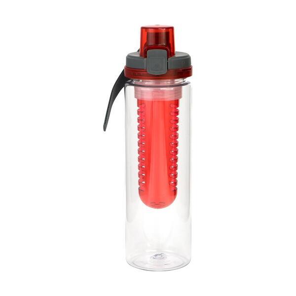 Locking Lid Recycled Bottle w/ Infuser, 24oz.