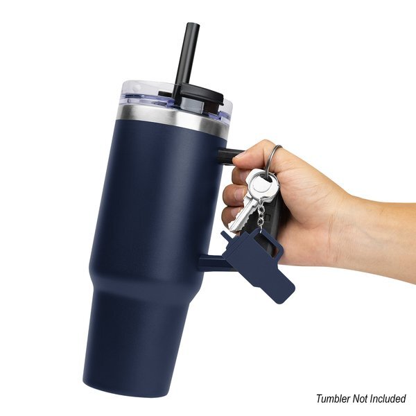 Intrepid Tumbler Shaped Silicone Key Ring