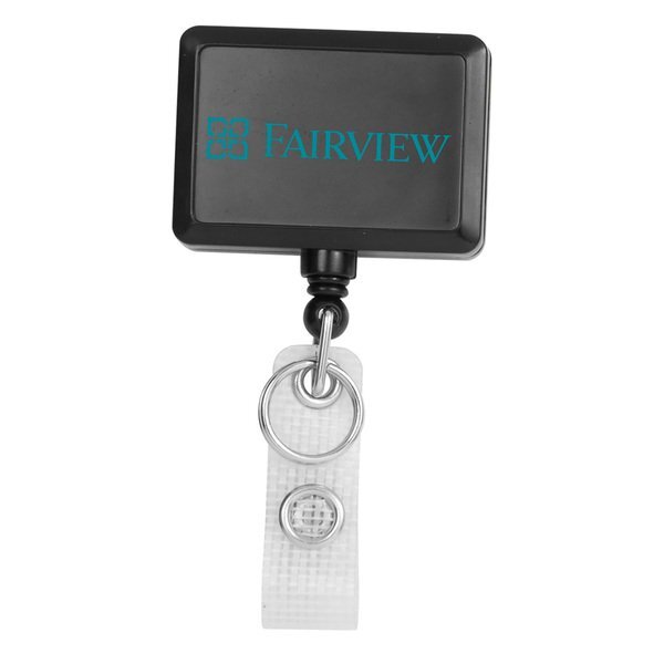 Hemp Jumbo Rectangle Badge Reel