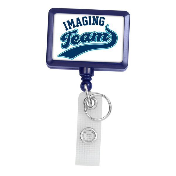 Hemp Jumbo Rectangle Badge Reel