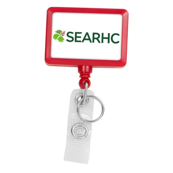 Hemp Jumbo Rectangle Badge Reel