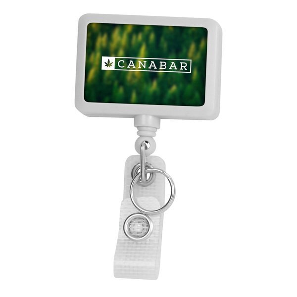 Hemp Jumbo Rectangle Badge Reel